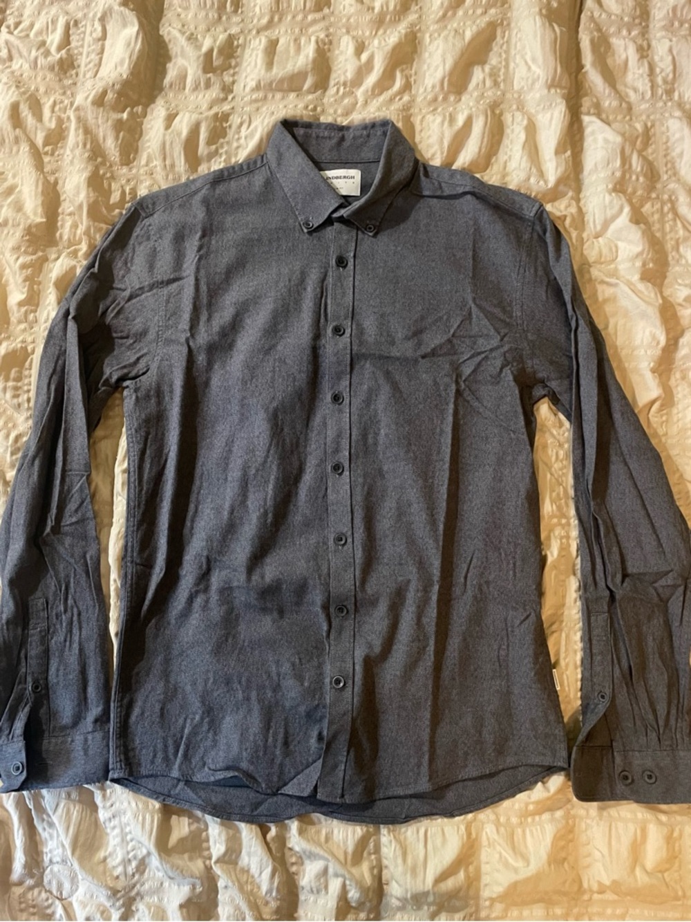 Men's Button-Up - Charcoal Gray